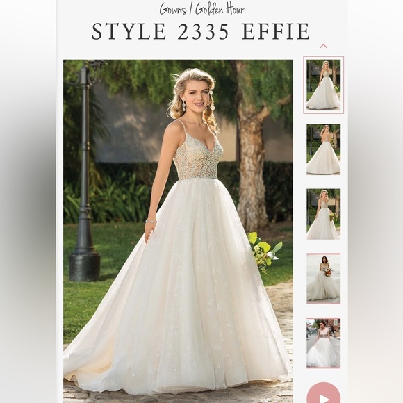 CASABLANCA BRIDAL STYLE 2335 EFFIE SIZE  12 - Picture 1 of 5